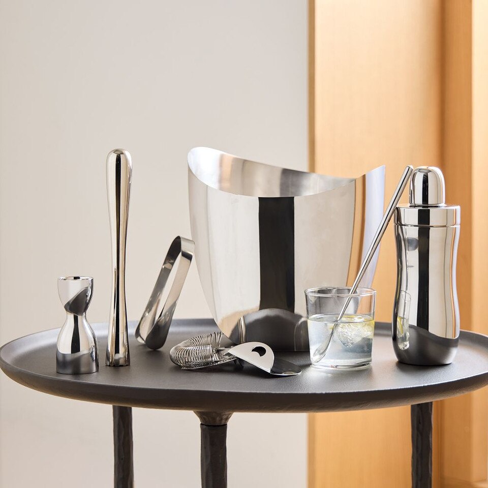 Organic Stainless Steel Barware Collection West Elm Australia
